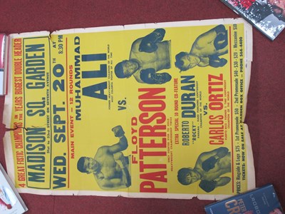 Lot 524 - Boxing Muhammad Ali v. Floyd Patterson Poster...