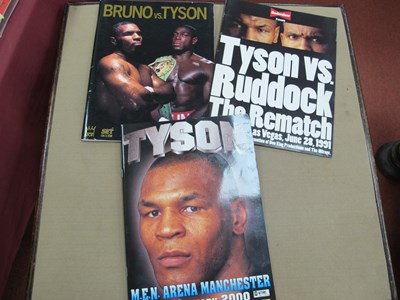 Lot 522 - Boxing Mike Tyson Programmes 1991 v, Ruddock,...