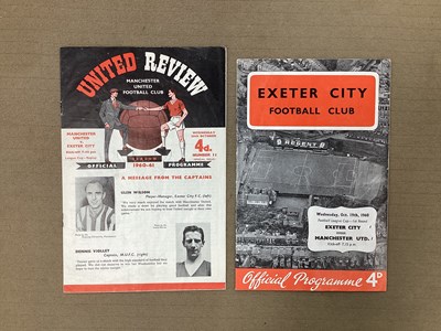 Lot 736 - 1960-1 League Cup Exeter City v. Manchester...