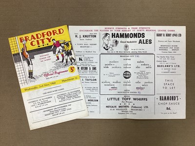 Lot 737 - 1960-1 League Cup Bradford City v. Manchester...