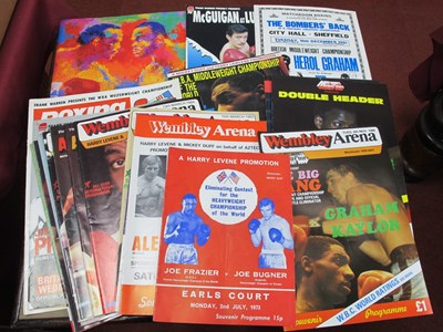 Lot 509 - Boxing Programmes 1973-2000, including Bugner...