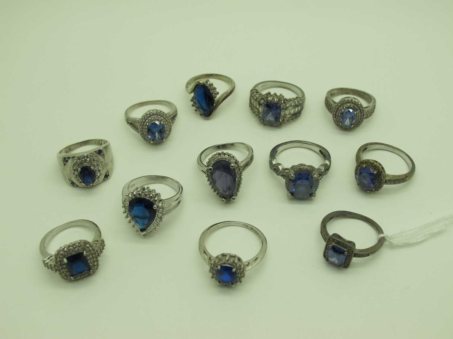 Lot 196 - A Collection of Assorted Modern Dress Rings,...