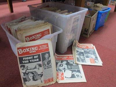 Lot 494 - Boxing News Magazines, 1960's and later,...