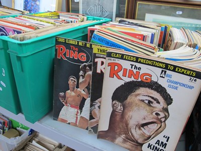 Lot 468 - Boxing The Ring Magazine, 1960's and later,...