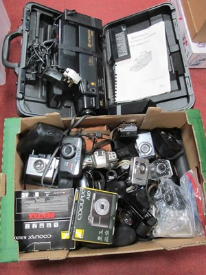 Lot 1063 - Cameras - Nikon point and shoot Coolpix A10...