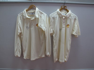 Lot 459 - Cricket MCC Long and Short Sleeved White Match...