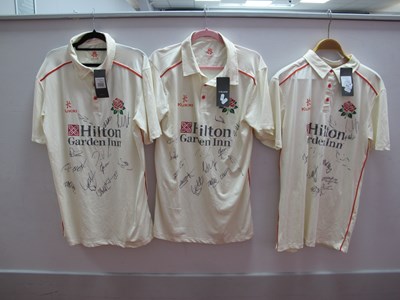 Lot 455 - Cricket - Lancashire Kukri Short Sleeve Ivory...