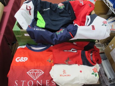 Lot 506 - Cricket - Lancashire Shirts, in varying...