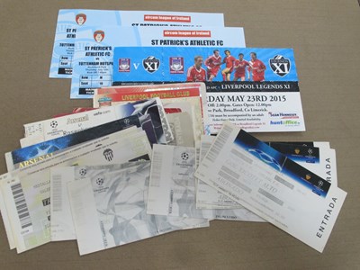 Lot 596 - Tickets - Chelsea away at Valencia 2007 (x 3)...