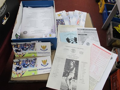 Lot 528 - Scottish Team Sheets, Internationals, Finals,...