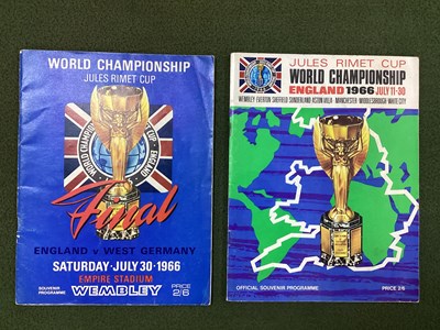 Lot 849 - 1966 World Cup Final Programme, original issue,...