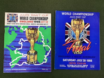 Lot 848 - 1966 World Cup Final Programme Original Issue,...