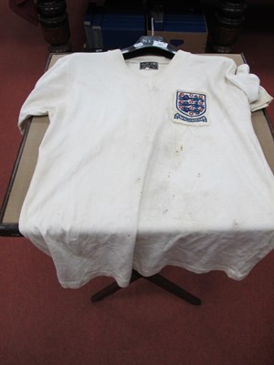 Lot 584 - 1958 England Intermediate Match Worn Shirt for...