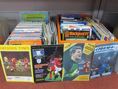 Lot 491 - Sheffield Wednesday Home and Away Programmes...