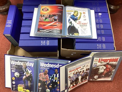 Lot 897 - Sheffield Wednesday Home and Away Programmes,...