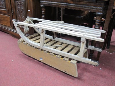 Lot 1625 - Two Wooden Sledges.