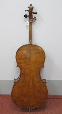 Lot 1566 - Cello - Full Size German Cello, circa 1860 two...