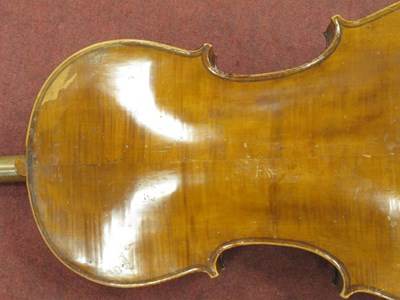 Lot 1566 - Cello - Full Size German Cello, circa 1860 two...
