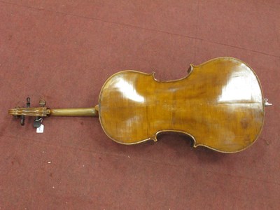Lot 1566 - Cello - Full Size German Cello, circa 1860 two...