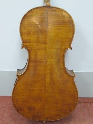 Lot 1566 - Cello - Full Size German Cello, circa 1860 two...
