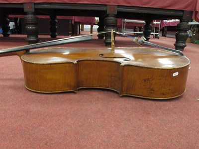 Lot 1566 - Cello - Full Size German Cello, circa 1860 two...