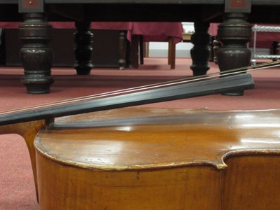 Lot 1566 - Cello - Full Size German Cello, circa 1860 two...
