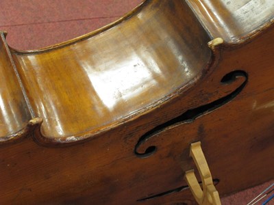 Lot 1566 - Cello - Full Size German Cello, circa 1860 two...