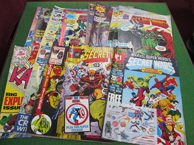 Lot 704 - Thirteen Marvel Super Heroes Secret Wars Comic...