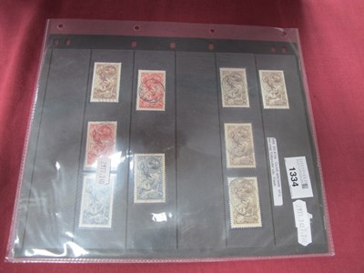 Lot 1334 - Stamps; A selection of nine good/fine used...