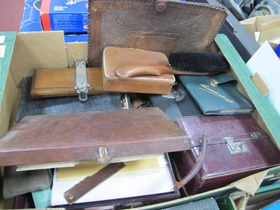 Lot 1121 - Early XX Century Leather Travelling Stationary...