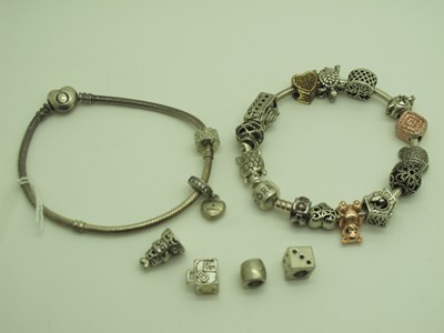 Lot 148 - Pandora; A Modern Bracelet, clasp stamped...