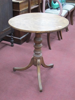 Lot 1537 - XIX Century Ash Pedestal Table, with a...