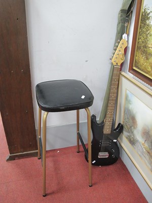 Lot 1564 - Encore Electric Guitar. Two fishing rods,...