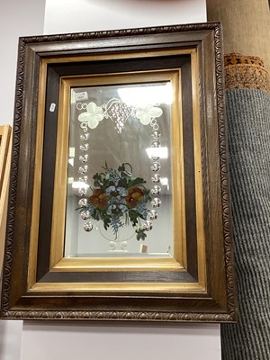 Lot 1621 - A Victorian Oak Double Framed Gypsy Mirror,...