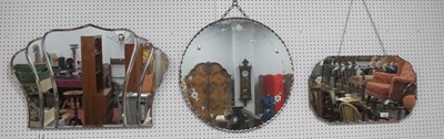 Lot 1569 - Circular Floral Wall Mirror, with thumbnail...