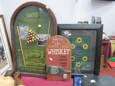 Lot 1417 - Pool and Billiards Sign 2005, 68cm high....