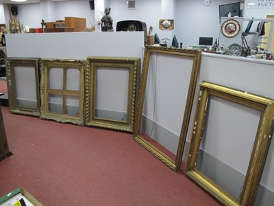 Lot 1517 - Large Gilt Picture Frames, (x 5).