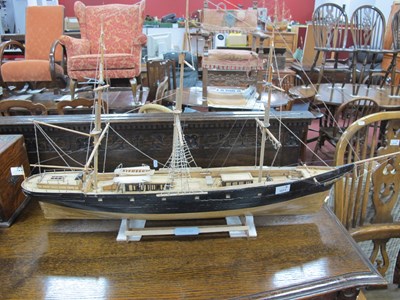 Lot 1511 - Handmade model of the Cutty Sark on stand,...