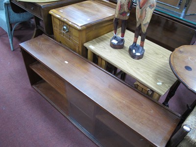 Lot 1581 - Bedside Cupboard, a nest of tables, bookcase...