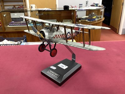 Lot 772 - A Thomas Gunn Miniatures Wooden Model Sopwith...