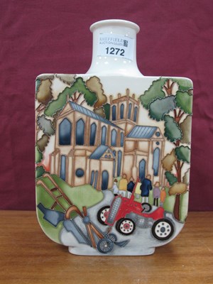 Lot 1272 - Moorcroft 'Plough Sunday' Vase, limited...