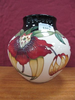 Lot 1263 - Moorcroft 'Anna Lily' Vase, shape 35/7,...