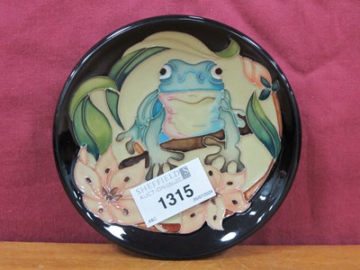 Lot 1315 - Moorcroft 'Anura' Coaster, shape 780/4, No 72,...