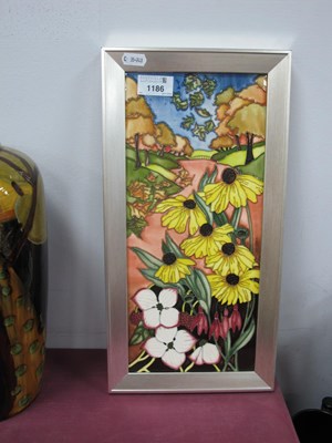 Lot 1186 - Moorcroft 'Four Seasons' (Autumn) Plaque,...