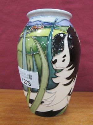 Lot 1273 - Moorcroft 'The Watcher' Vase, shape 393/5, No...