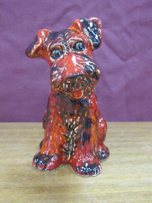 Lot 1319 - Anita Harris Cute Figure of a Seated Terrier...