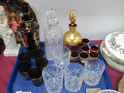 Lot 1175 - Prob glass decanters.