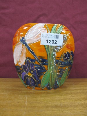 Lot 1202 - Anita Harris 'Dragonfly, Reeds and Iris' Purse...