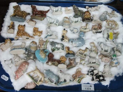 Lot 1324 - Wade Pottery Animals, including Terriers,...