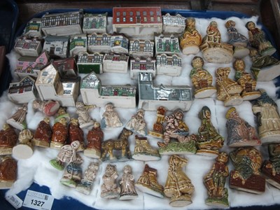 Lot 1327 - Wade Pottery Nursery Rhyme Figures, Monks,...